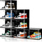 New 8 Pack Shoe Boxes Stackable, Large Shoe Storage Organizer with Lids,Drop Side Shoe Containers for Entryway,Sneaker Storage Fit up to US Size 13 for Men/Women(13’’X 10.6”X 8.3”)