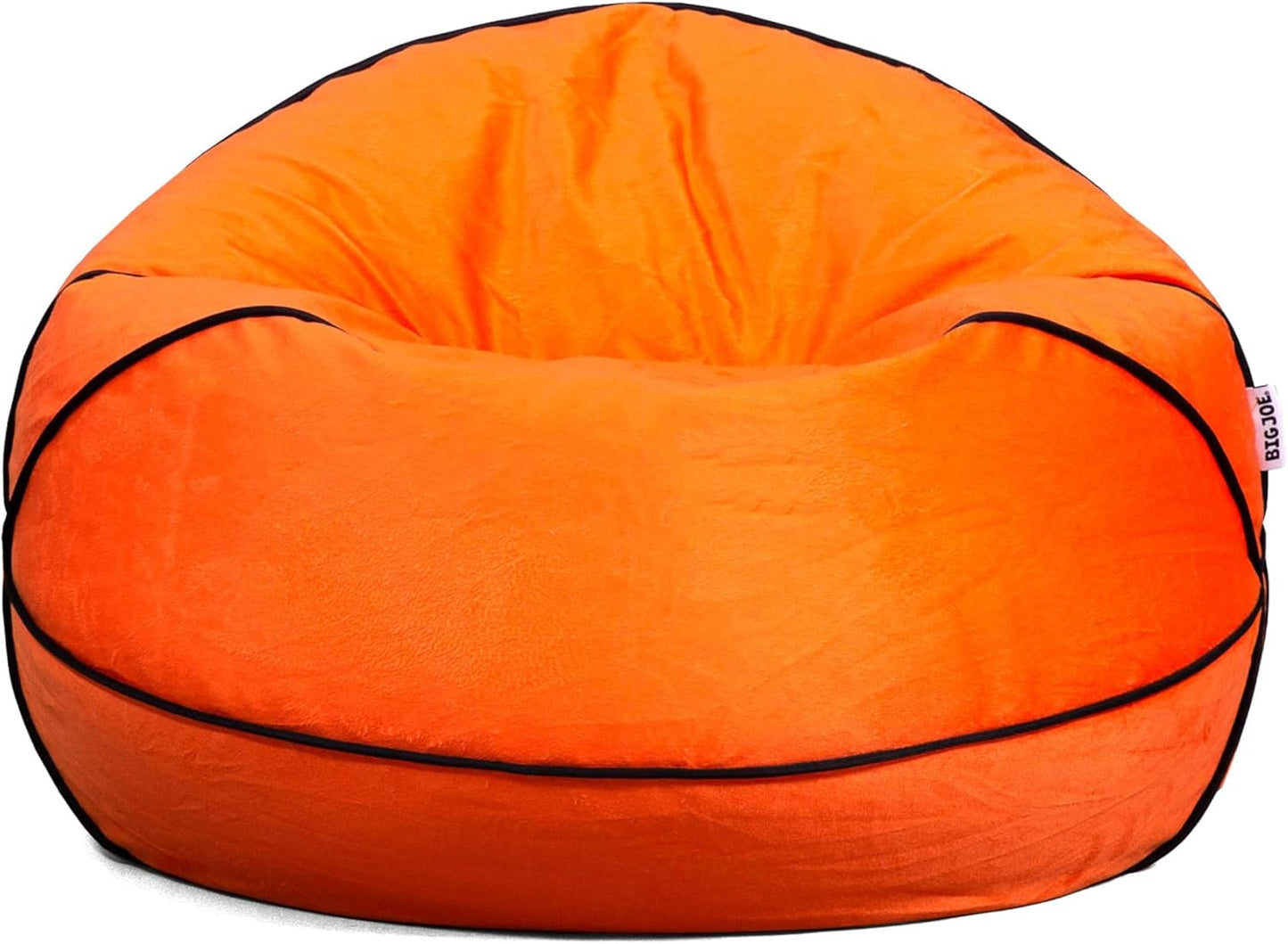 Sports Ball Child-Sized Bean Bag Chair, Basketball Plush, Soft Polyester, 2.5 Feet