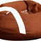 Sports Ball Child-Sized Bean Bag Chair, Basketball Plush, Soft Polyester, 2.5 Feet