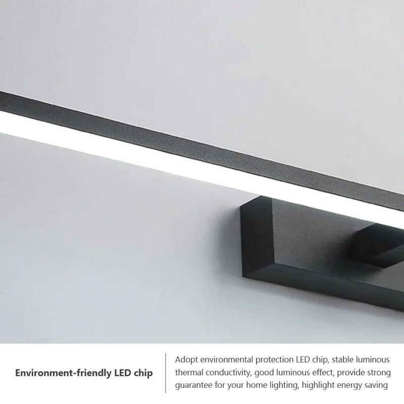 Modern LED Wall Light:Three Color Aluminium Modern LED Wall Light {60cm,40cm}